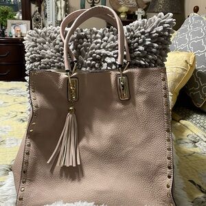 Brand New never used Light blush pink with Gold Hardware 2-1 purse